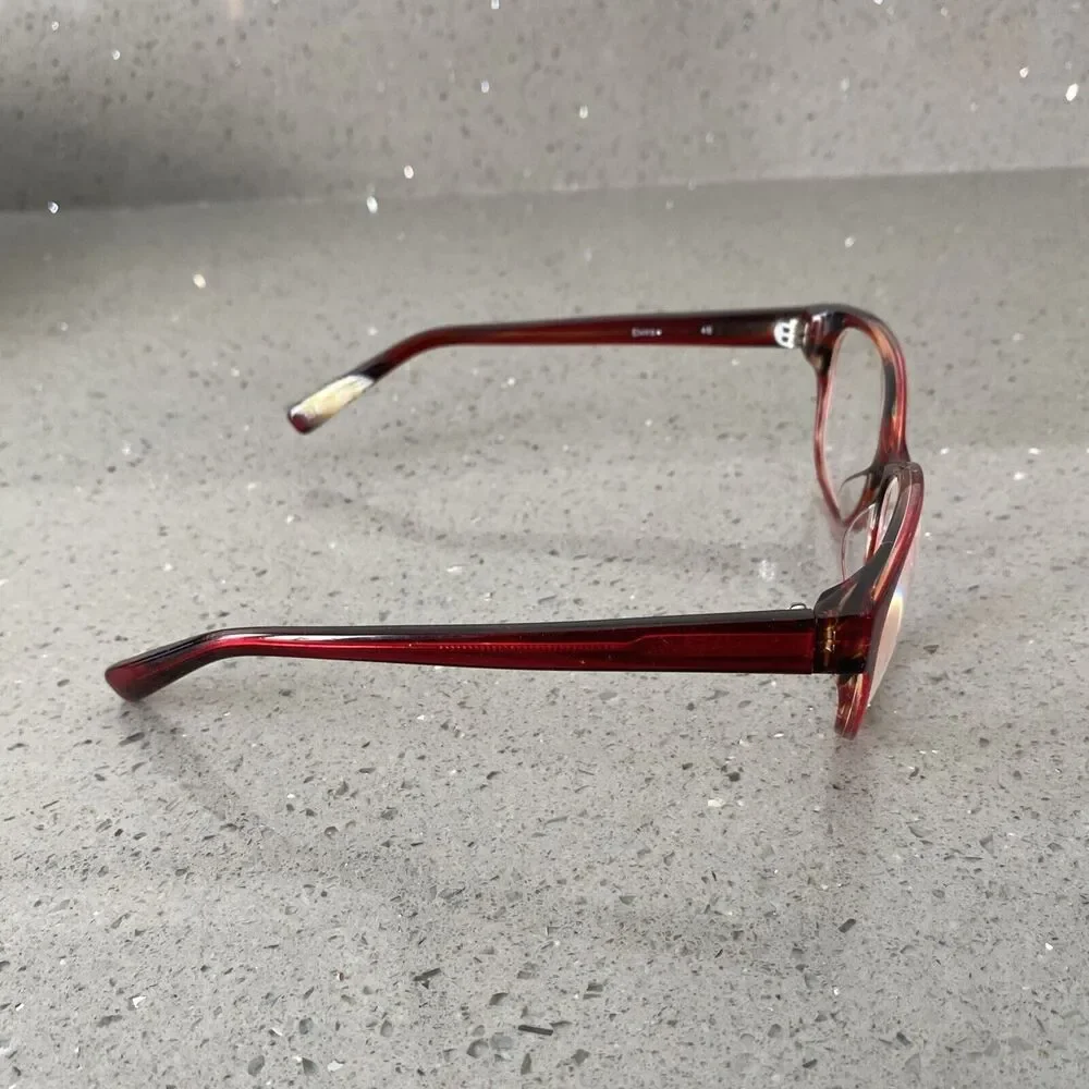 DAN DEUTSCH Optical Outlook Elvira 48 Eyeglasses Frames ONLY 53-15-135 Red